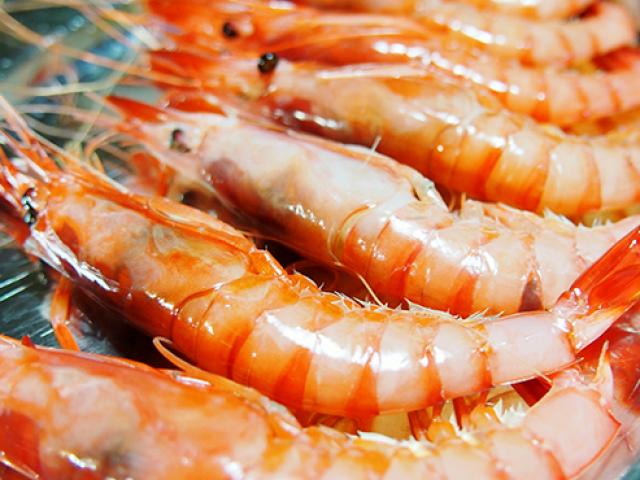 Vente de crevettes